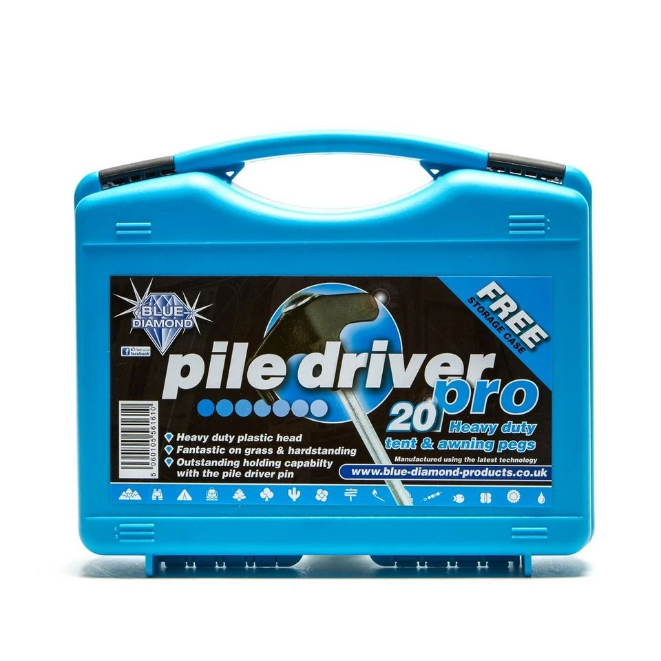 Blue Diamond Pile Driver Pro Tent And Awning Pegs 4 Blue Diamond Pile Driver Pro Tent And Awning Pegs - Image 2