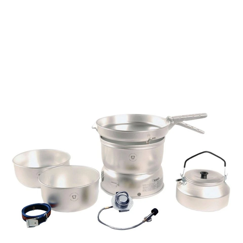 Trangia 25-2 GB Stove With Alloy Pans, Kettle & Gas Burner 4 Trangia 25-2 GB Stove With Alloy Pans, Kettle & Gas Burner - Image 2