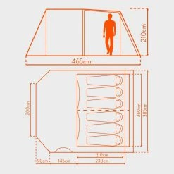Eurohike Air 600 Tent -Vango Shop go 122294 b