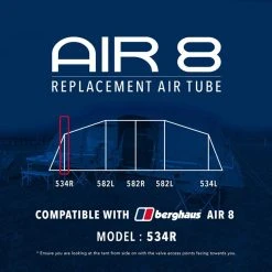 Eurohike Air 8 Replacement Air Tube (Front 534R)
