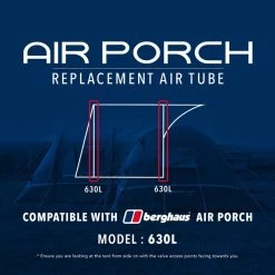 Eurohike Air Porch Replacement Air Tube 630L 7 Eurohike Air Porch Replacement Air Tube 630L -Vango Shop go 215202 z
