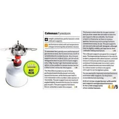 Coleman Fyrestorm Stove 8 Coleman Fyrestorm Stove -Vango Shop go 318090 c