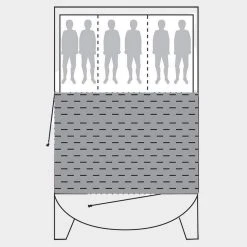 Outwell Palm Coast 600 Flat Woven Carpet -Vango Shop go 318172 c