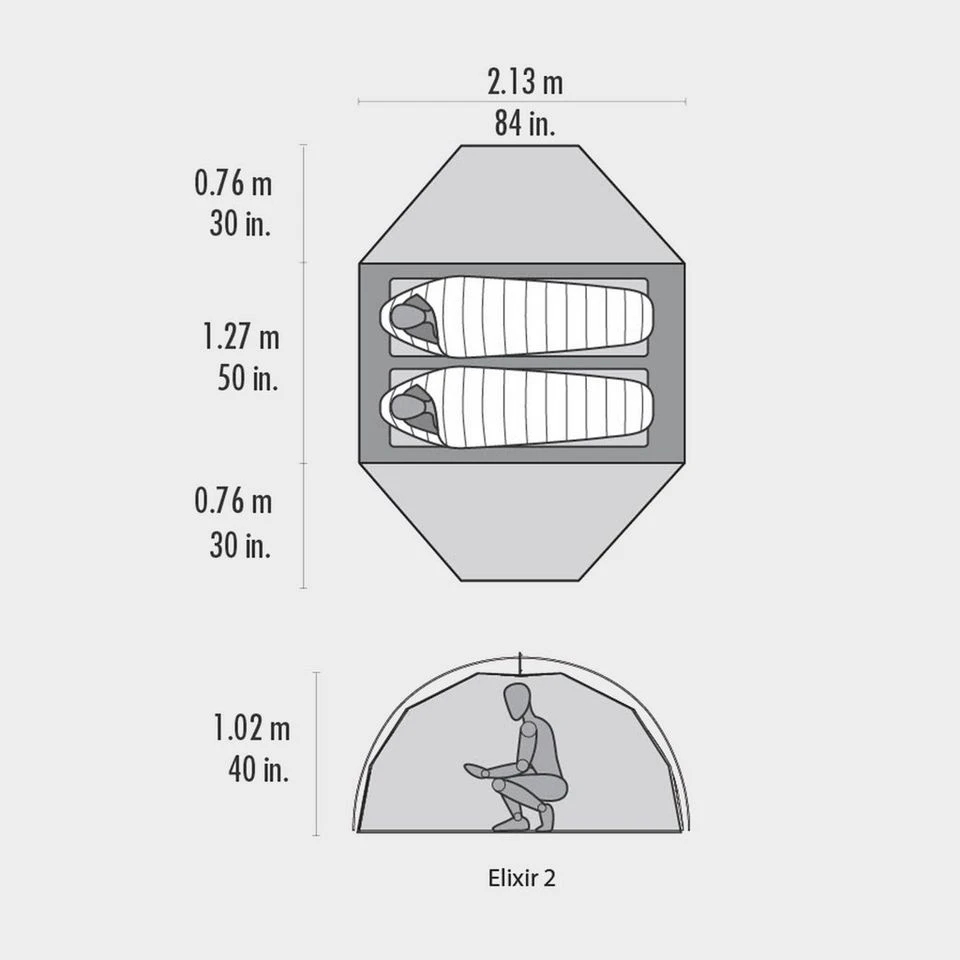 MSR Elixir™ 2 Tent 4 MSR Elixir™ 2 Tent - Image 2