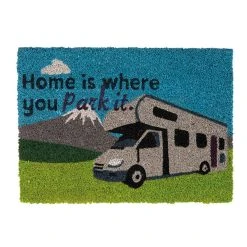 Quest Heavy Duty Coir 'Home Is Where You Park It' Mat -Vango Shop go 326951 z