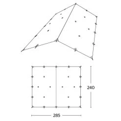 OEX Bush Pro Tarp -Vango Shop go 329229 g