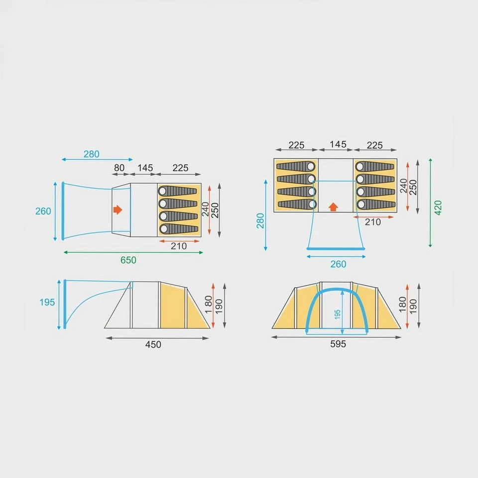 Eurohike Genus Canopy 4 Eurohike Genus Canopy - Image 2