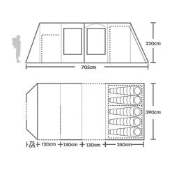 Berghaus Telstar 5 Nightfall Tent 15 Berghaus Telstar 5 Nightfall Tent -Vango Shop go 503023 b