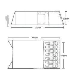 Berghaus Freedom 7 Nightfall Tent -Vango Shop go 503055 b