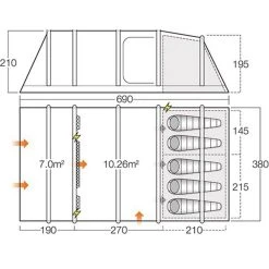 Vango Dovedale Air 550XL Tent -Vango Shop go 513362 b